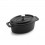 Pan Nero Mini Ovale con Coperchio in Ghisa