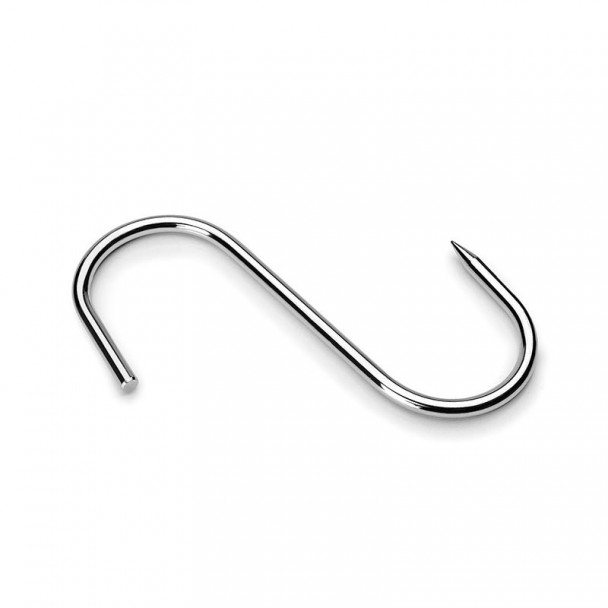 Gancio Da Macellaio In Acciaio Inox 1 Punta - 6 Pz