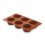 Stampo Muffin 6 Stampi In Silicone Pastryflex