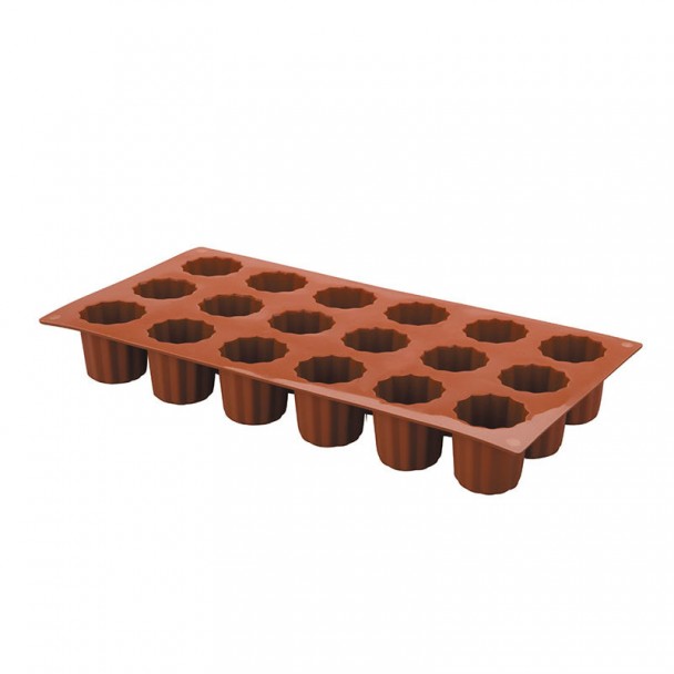 Stampo Mini Bordelais, 18-Cavità In Silicone Pastryflex