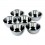 Set Di 6 Ciotole Piccole In Acciaio Inox