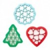 Kit Di 3 Stampi Cookie Cutters