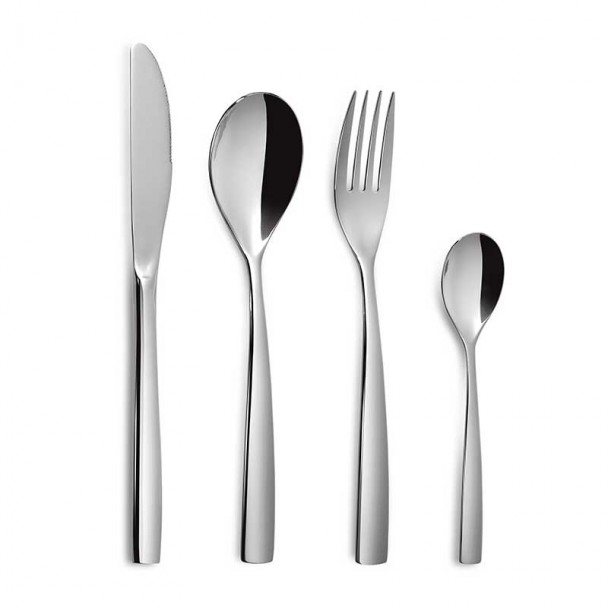 Set Posate Barcelona Inox - 24 Pezzi