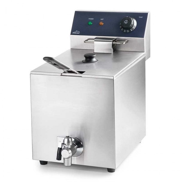 Friggitrice elettrica Professionale con Rubinetto