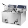 Friggitrice elettrica Doppia Professionale con Rubinetto