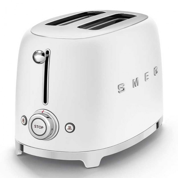 tostapane Bianco Opaco stile 2x2 50