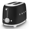 Tostapane 2x2 Stile anni 50 Nero Opaco