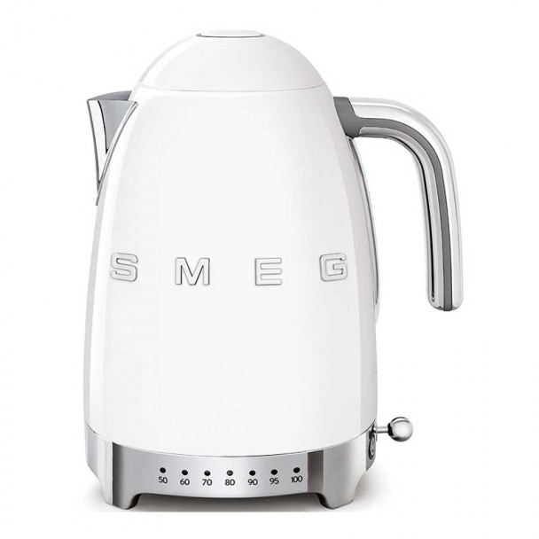 Bollitore a temperatura variabile bianco stile anni ' 50