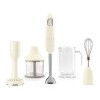 Frullatore a immersione con accessori Crema Stile anni ' 50
