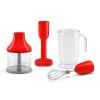 Set di accessori per frullatore a immersione rosso