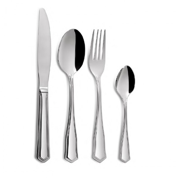 Set di posate in acciaio inox Vienna-24 pezzi