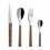 Set di posate in acciaio Rosewood inox -24 pezzi