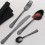 Set Posate Luna Black in Acciaio Inox-24 Pezzi