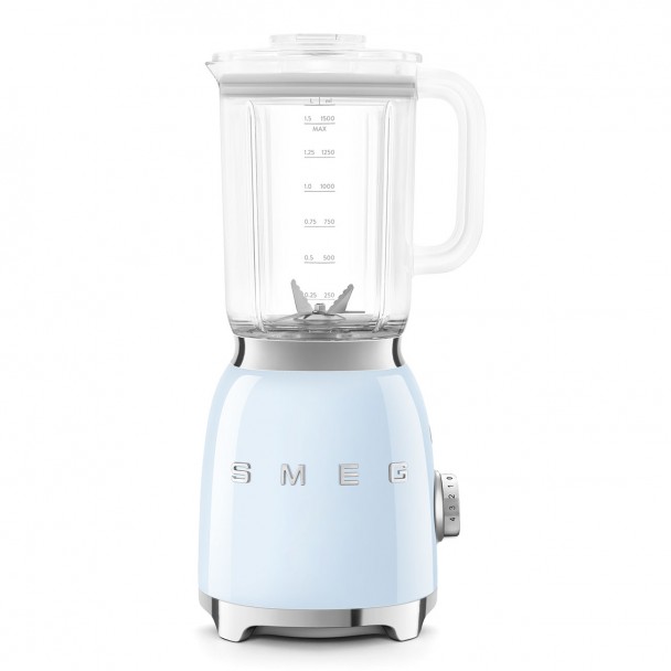Vetro blender stile anni 50 blu