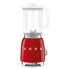 Vetro blender stile anni 50 rosso