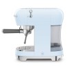 Caffettiera espresso stile anni 50 blu